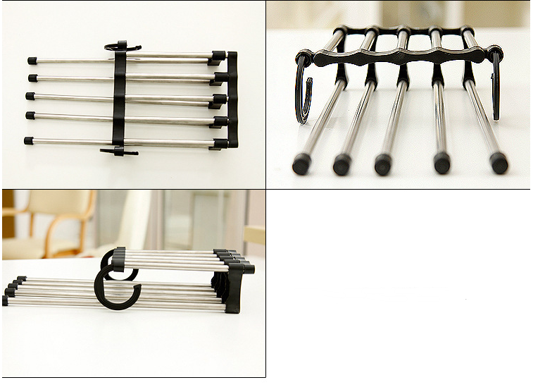 New Hot Sale Multi-layer Hanging Pants Storage Rack 5 In 1 Stainless Steel