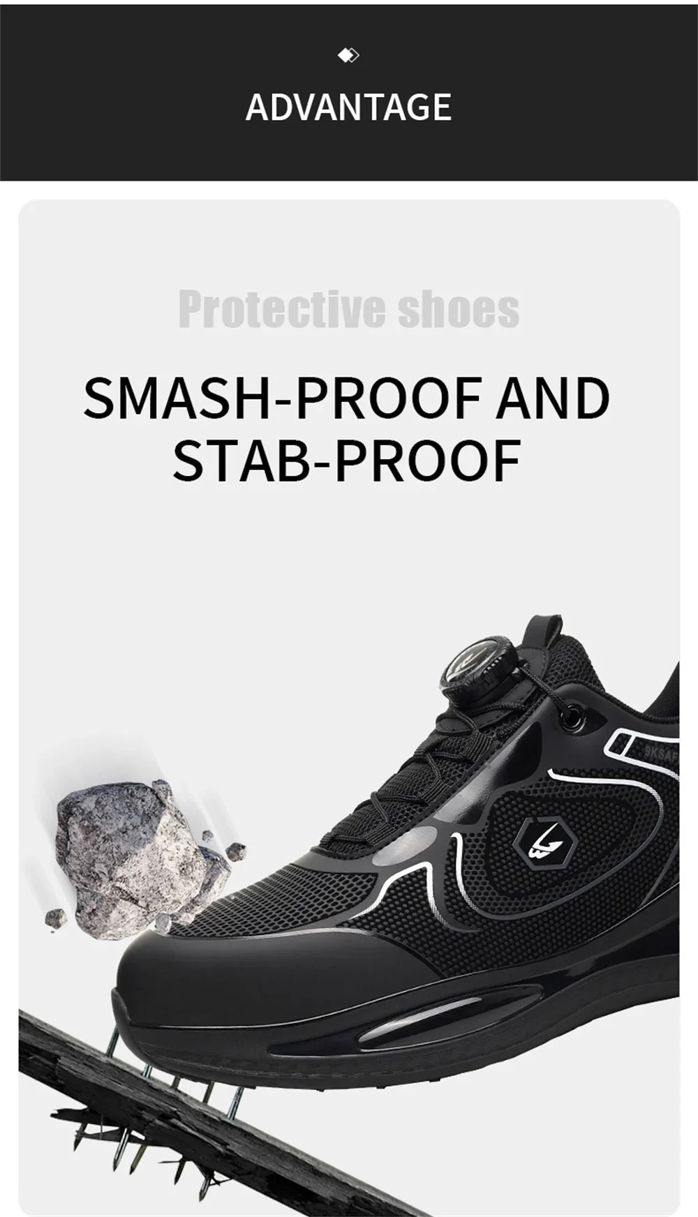 Steel Toe Work Shoes for Men