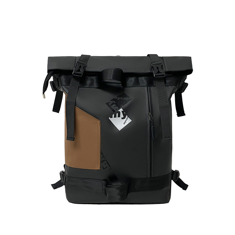 Backpack Curved Edge Fashion,  Large Capacity