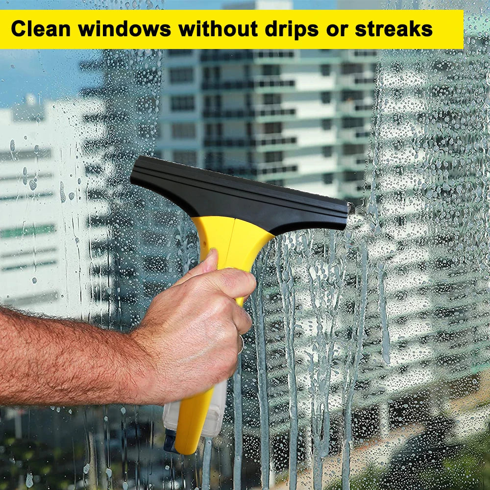 Rechargeable Window Vacuum  Glass Cleaning Machine For Showers, Mirrors, Glass