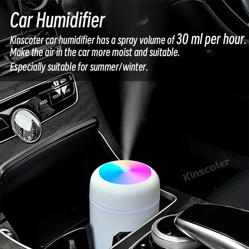 Air Humidifier, Portable Mini USB Aroma Diffuser With Cool Mist For Bedroom Home Car Plants Purifier Humificador