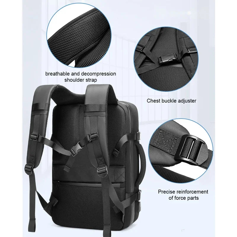 Airbag Backpack  15.6 Inch