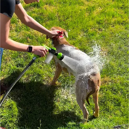 Hundedusche Pistole, 3-Modus,verstellbar, Haustierwaschmittel,  Wasserschaum, Reinigungswerkzeug für Hunde