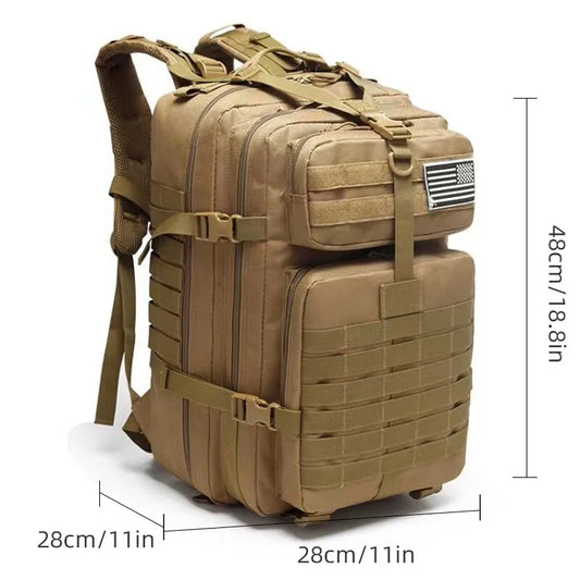 Men Hiking Backpack Big Capacity Army Tactical Men Backpack Military Camouflage